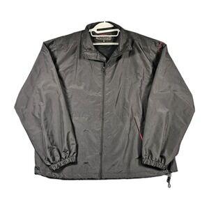 Sun Mountain Rain Windbreaker Golf Jacket Mens XL Black Full‎ Zip
